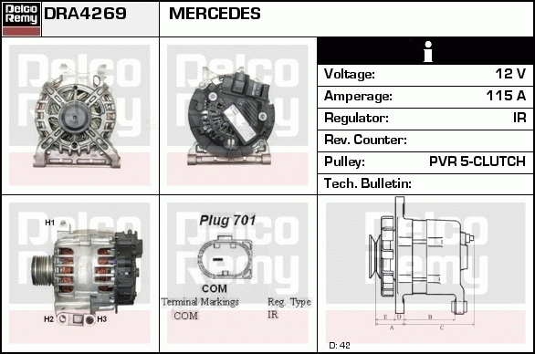 Alternateur Remanufactured REMY (Light Duty)