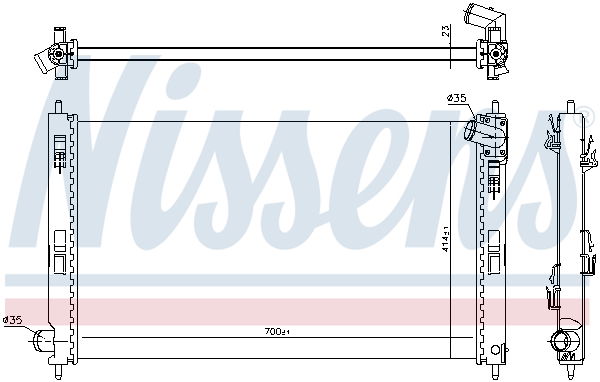 Radiateur, refroidissement du moteur