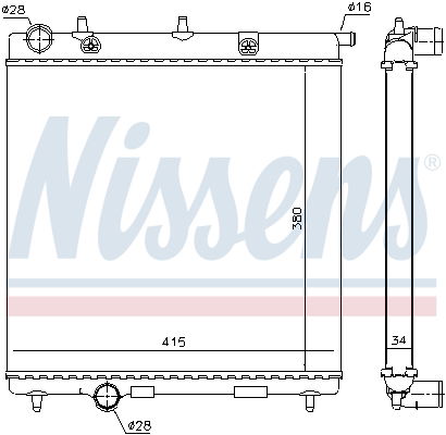 Radiateur, refroidissement du moteur