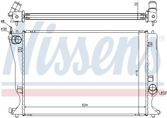 Radiateur, refroidissement du moteur