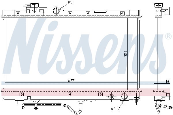 Radiateur, refroidissement du moteur