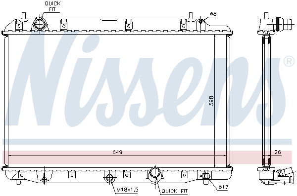 Radiateur, refroidissement du moteur