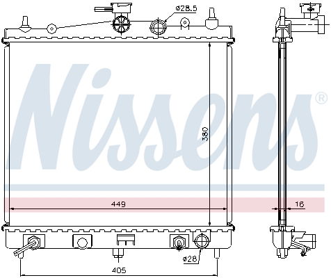 Radiateur, refroidissement du moteur