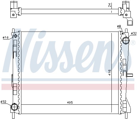 Radiateur, refroidissement du moteur