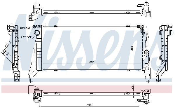 Radiateur, refroidissement du moteur