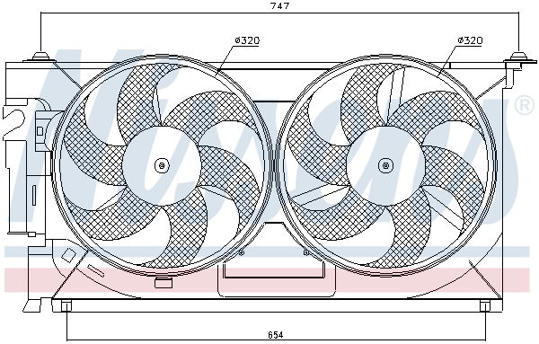 Ventilateur, refroidissement du moteur