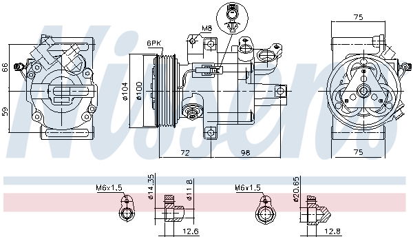 Compresseur, climatisation