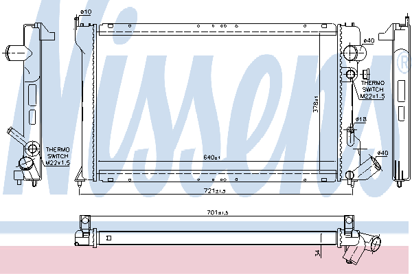 Radiateur, refroidissement du moteur