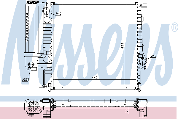 Radiateur, refroidissement du moteur