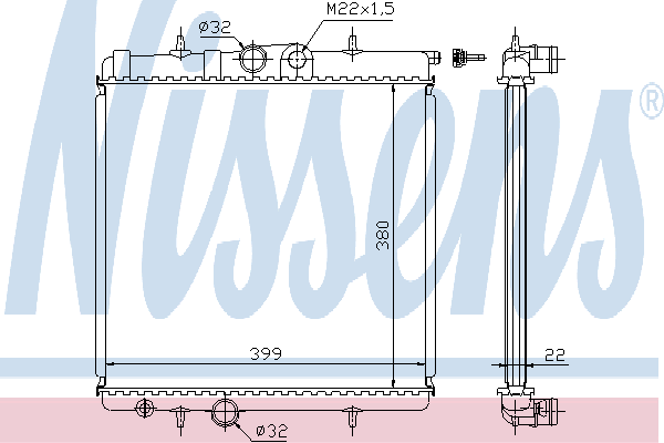 Radiateur, refroidissement du moteur