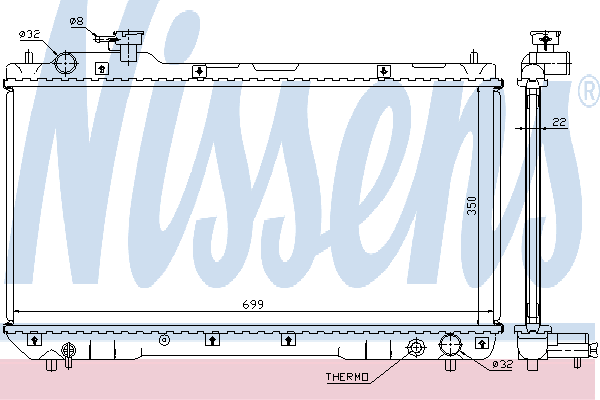 Radiateur, refroidissement du moteur