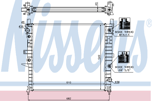 Radiateur, refroidissement du moteur