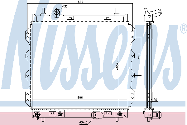 Radiateur, refroidissement du moteur