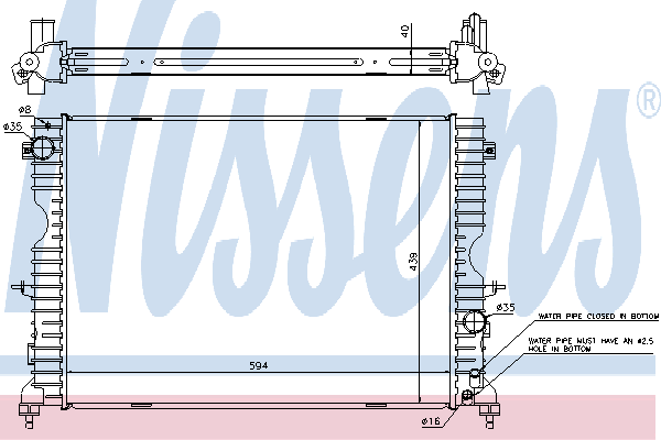 Radiateur, refroidissement du moteur