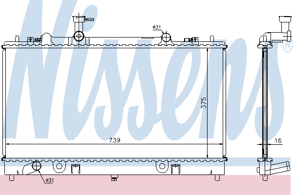 Radiateur, refroidissement du moteur