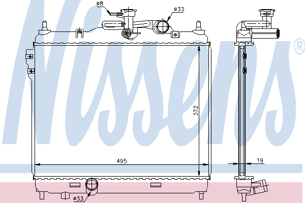 Radiateur, refroidissement du moteur