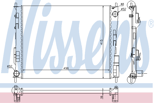 Radiateur, refroidissement du moteur