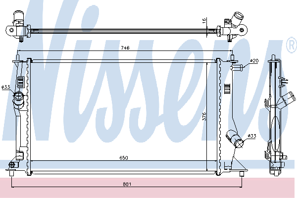 Radiateur, refroidissement du moteur