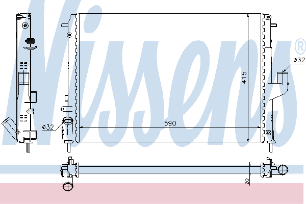 Radiateur, refroidissement du moteur