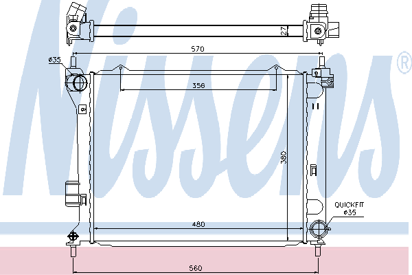 Radiateur, refroidissement du moteur