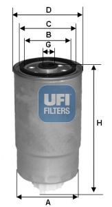 Filtre à carburant