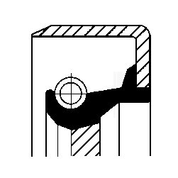Bague d'étanchéité, boîte automatique