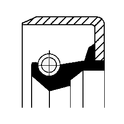 Bague d'étanchéité, crémaillière de direction
