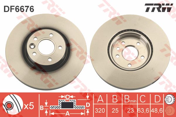 Disques de frein (à  l'unité)