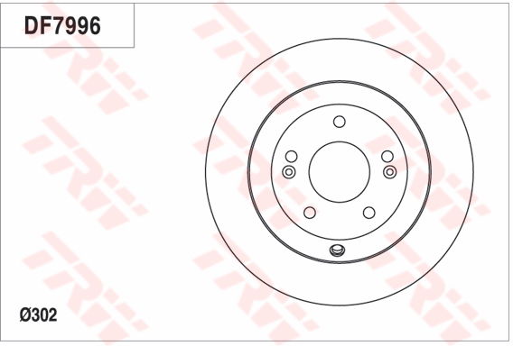 Jeu de 2 Disques de frein