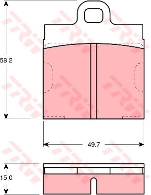 Kit de plaquettes de frein, frein à disque