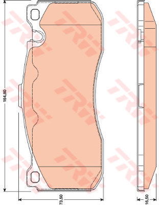 Kit de plaquettes de frein, frein à disque