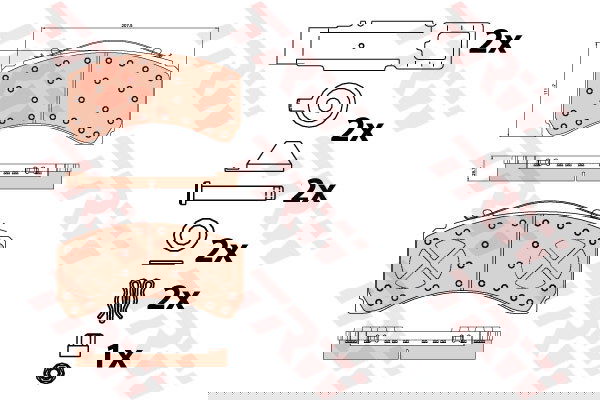 Kit de plaquettes de frein, frein à disque PROEQUIP