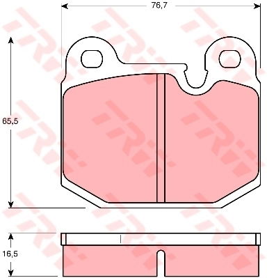 Kit de plaquettes de frein, frein à disque