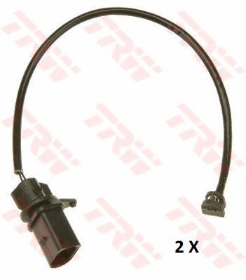 Contact d'avertissement, usure des plaquettes de frein