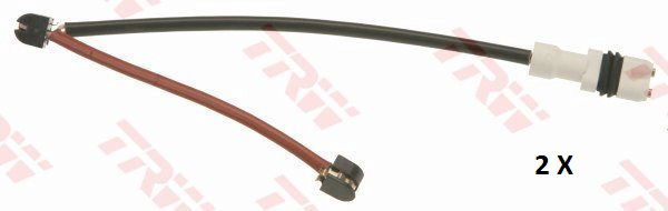 Contact d'avertissement, usure des plaquettes de frein