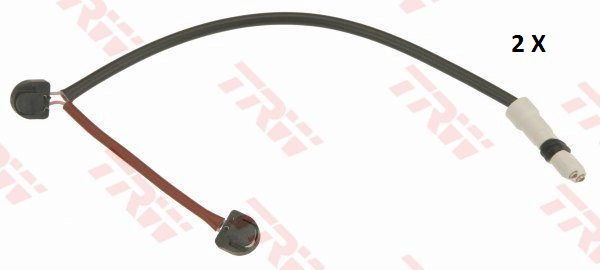 Contact d'avertissement, usure des plaquettes de frein
