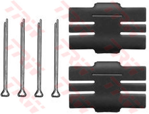 Kit d'accessoires, plaquette de frein à disque