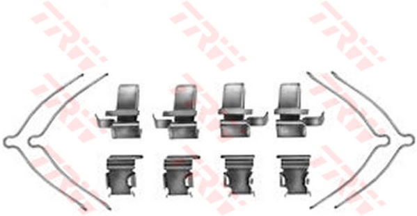 Kit d'accessoires, plaquette de frein à disque