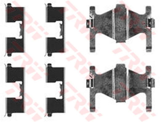 Kit d'accessoires, plaquette de frein à disque