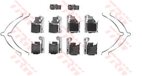 Kit d'accessoires, plaquette de frein à disque