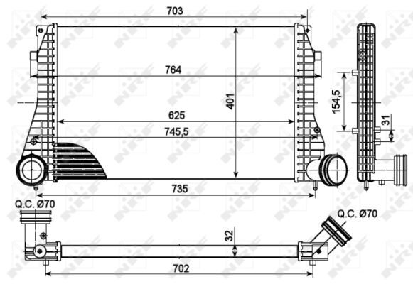 Intercooler, échangeur