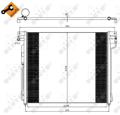 Condenseur, climatisation EASY FIT