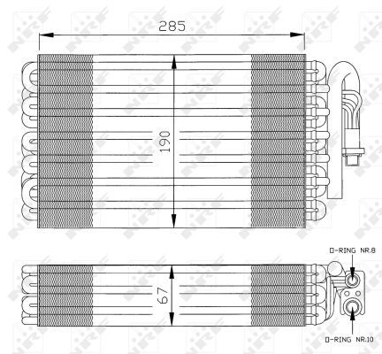 Evaporateur climatisation