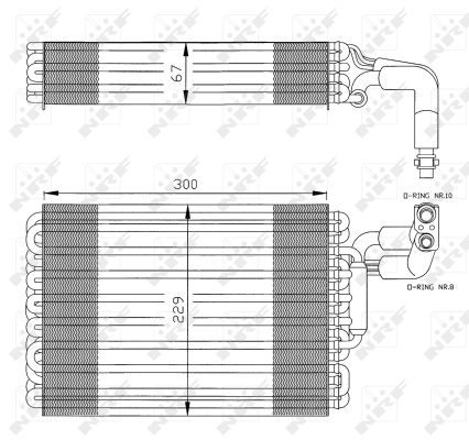 Evaporateur climatisation