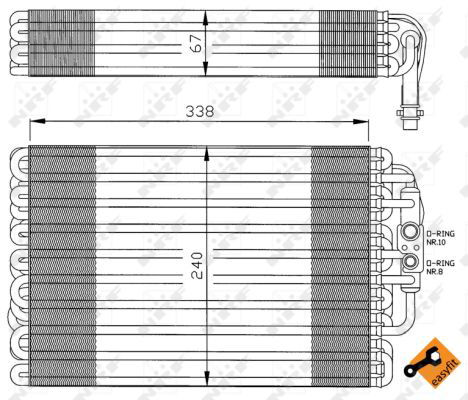 Evaporateur climatisation EASY FIT