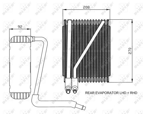 Evaporateur climatisation