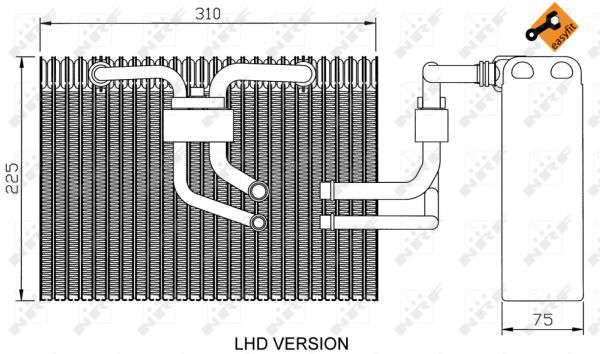 Evaporateur climatisation EASY FIT