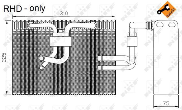 Evaporateur climatisation EASY FIT