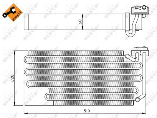 Evaporateur climatisation EASY FIT