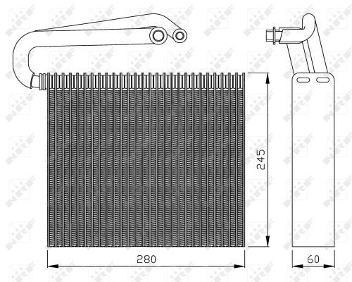 Evaporateur climatisation